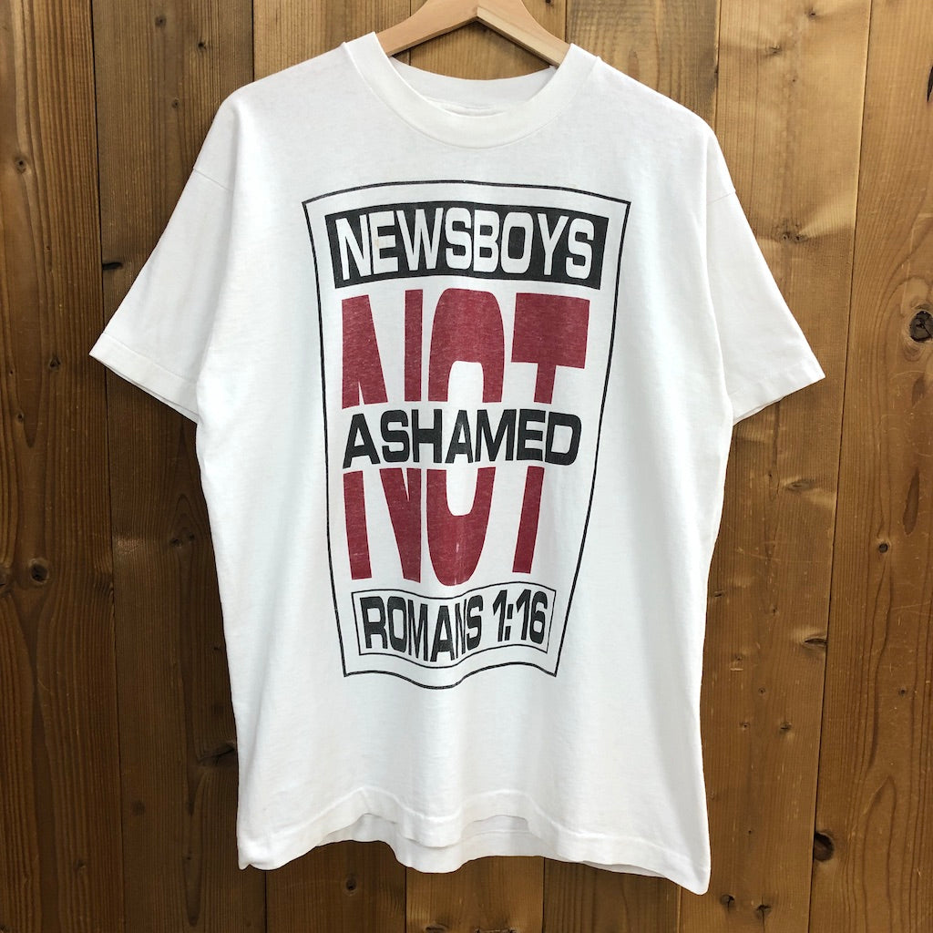 90s vintage USA製 NEWSBOYS ニュースボーイズ プリントTシャツ ツアーT バンドT