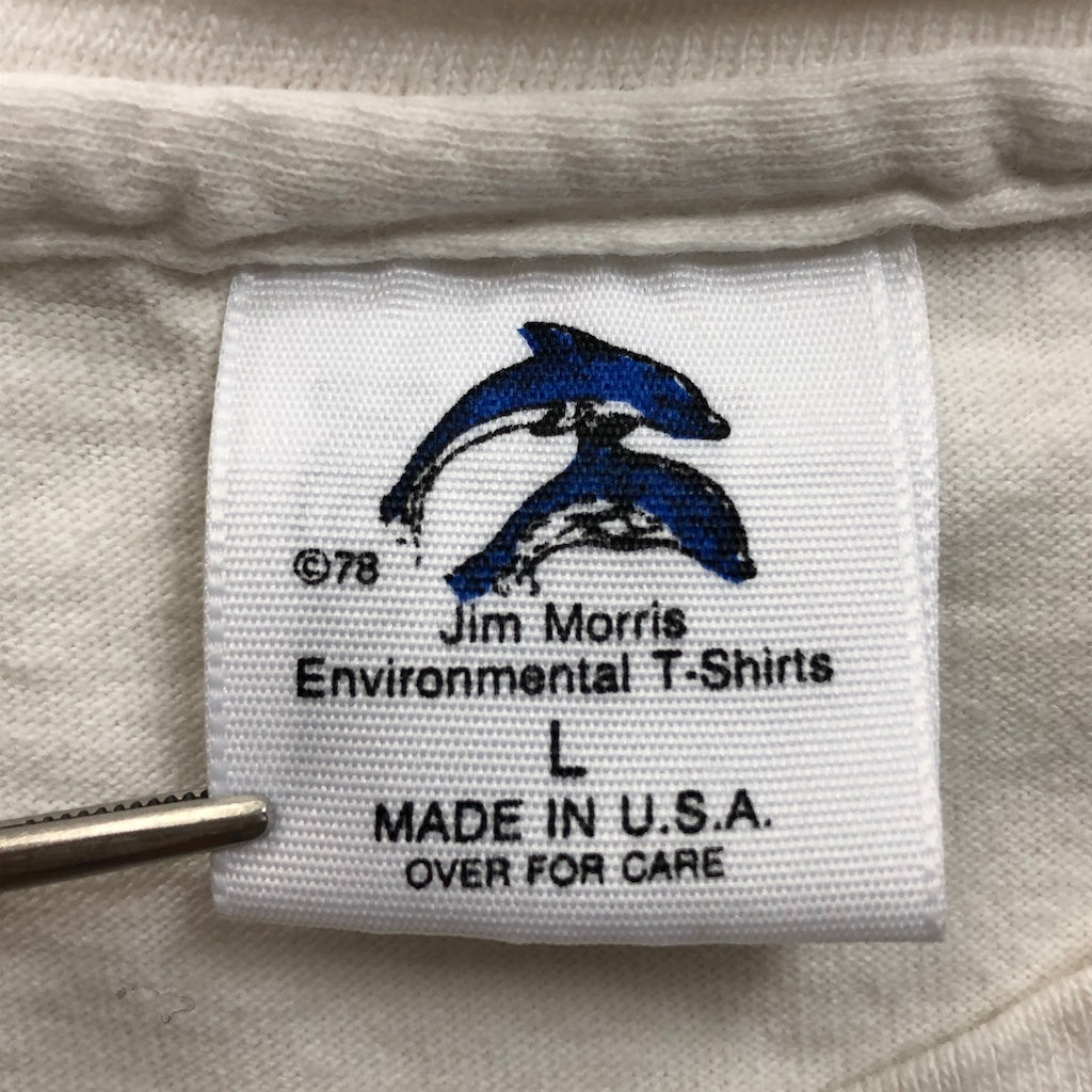 90s vintage USA製 Jim Morris ジムモリス プリントTシャツ 半袖 カットソー DEATH 骸骨 スカル