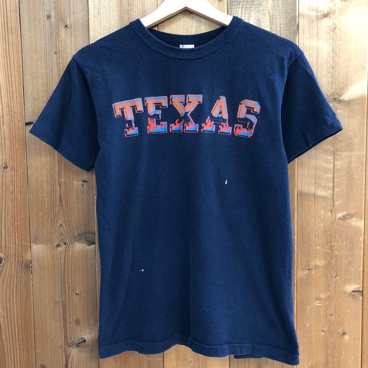 USA製 80s vintage Champion チャンピオン Tシャツ 半袖 カットソー プリントT