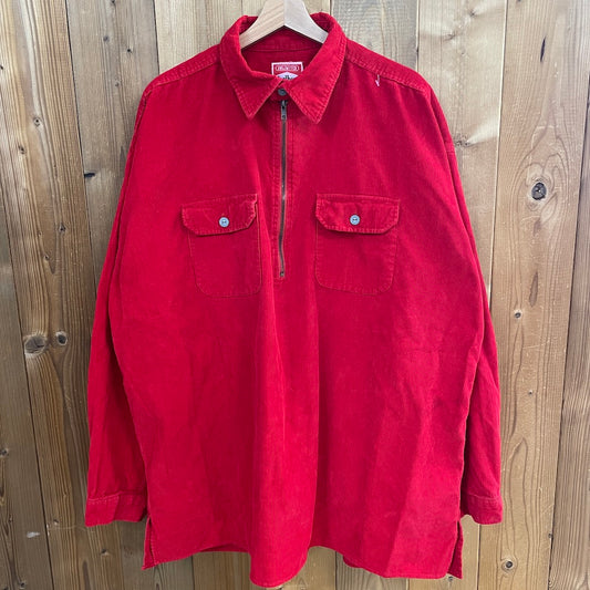90s  Vintage Marlboro マルボロ ハーフジップ コーデュロイジャケット プルオーバー 長袖 古着/USED