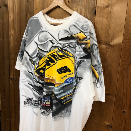 HASE AUTHENTICS ハセオーセンティックス プリントTシャツ 半袖 カットソー ビッグプリント レーシング