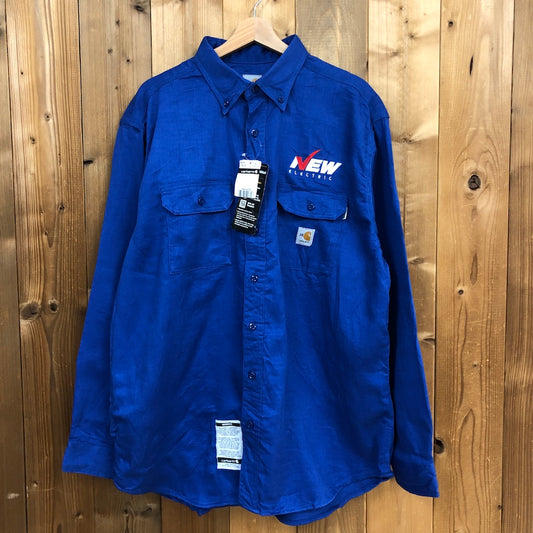 Carhartt カーハート FR 耐火布 ワークシャツ 長袖シャツ 無地