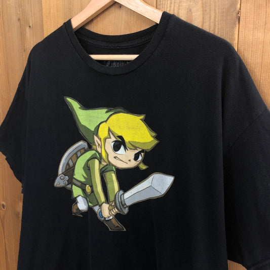 ZELDA  Sprit Tracks ゼルダの伝説 キャラクター プリントTシャツ