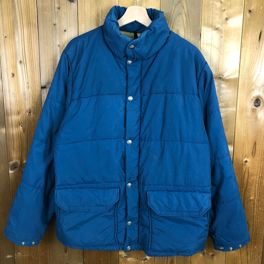 80s vintage THE NORTH FACE ノースフェイス ダウンジャケット 中綿ナイロンジャケット 茶タグ TALONジップ