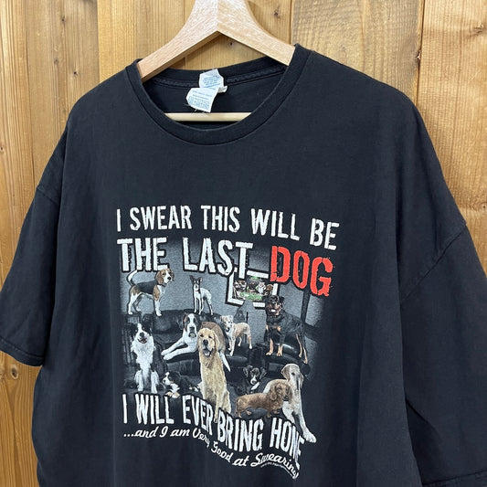 DELTA Pro weight デルタ I SWEAR THIS WILL BE THE LAST DOG 犬T Tシャツ 半袖 カットソー ブラック