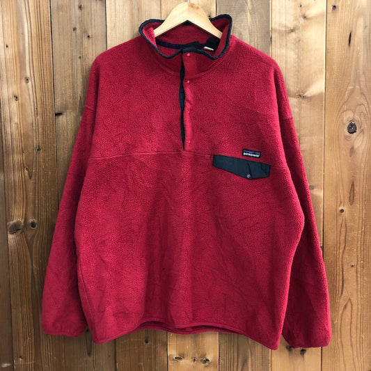 90s vintage USA製 Patagonia パタゴニア スナップT シンチラ 雪なしタグ フリース プルオーバー