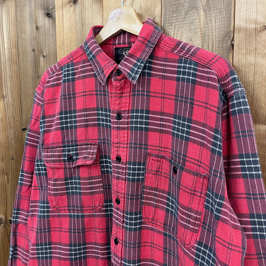 RRL ダブルアールエル フランネルシャツ チェック 長袖シャツ