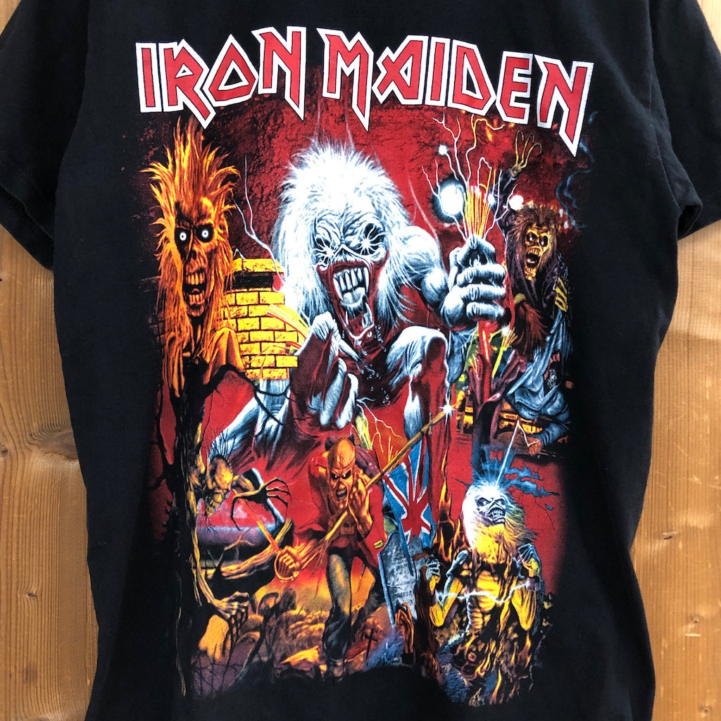 P.K.SPORTS IRON MAIDEN アイアンメイデン バンドTシャツ 半袖 カットソー プリント