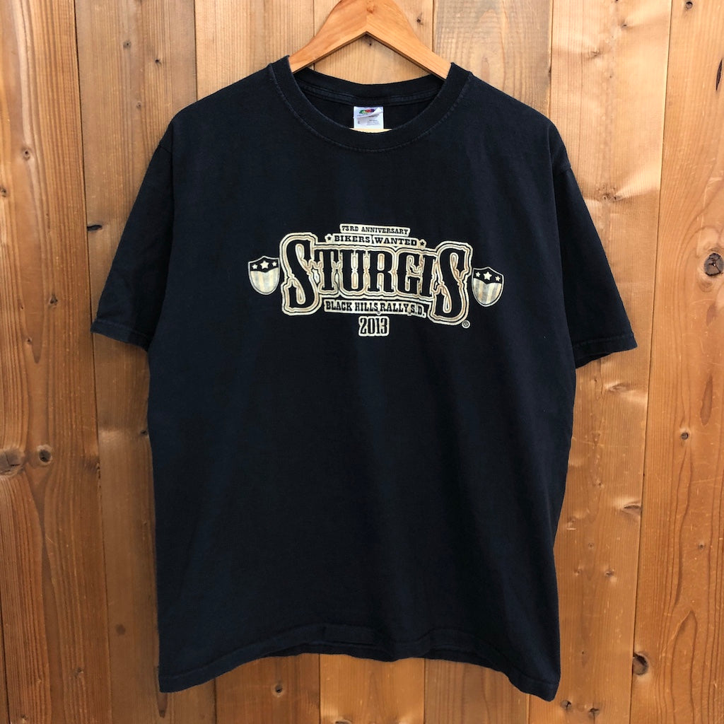 FRUIT OF THE LOOM フルーツオブザルーム STURGIS スタージス プリントTシャツ 半袖 カットソー バイク 2013年