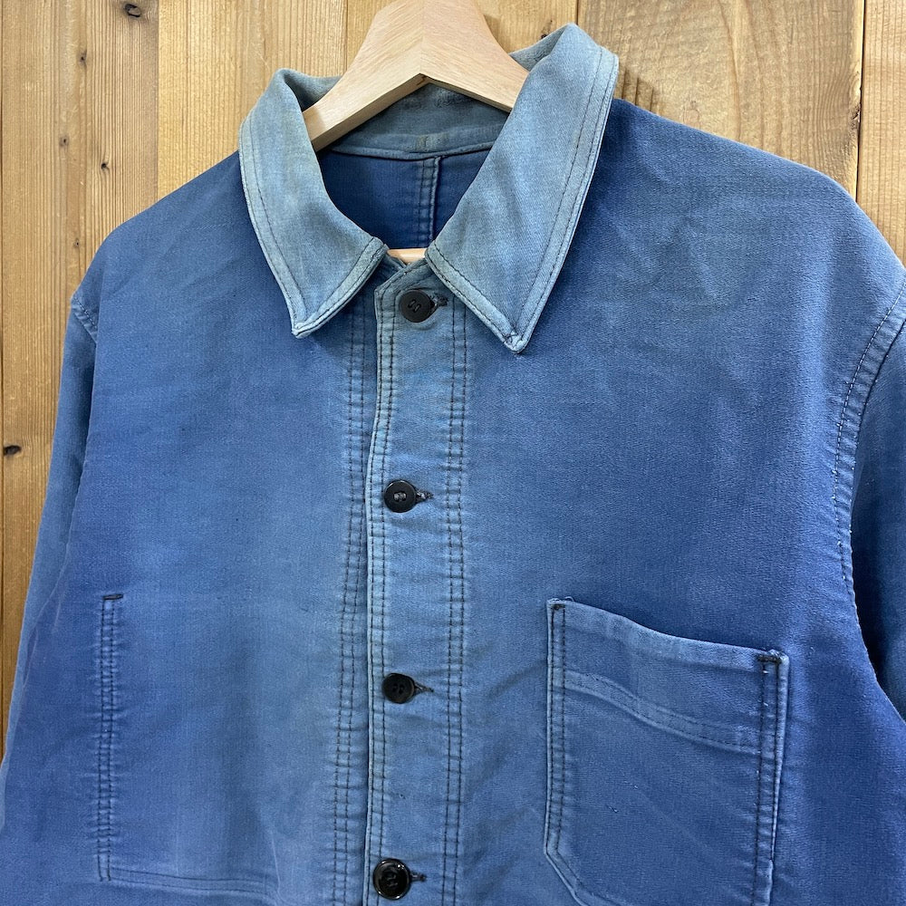 50s 60s vintage MONT ROUGE モンルージュ モールスキンジャケット ワークジャケット フレンチワーク ユーロワーク Euro  work jacket