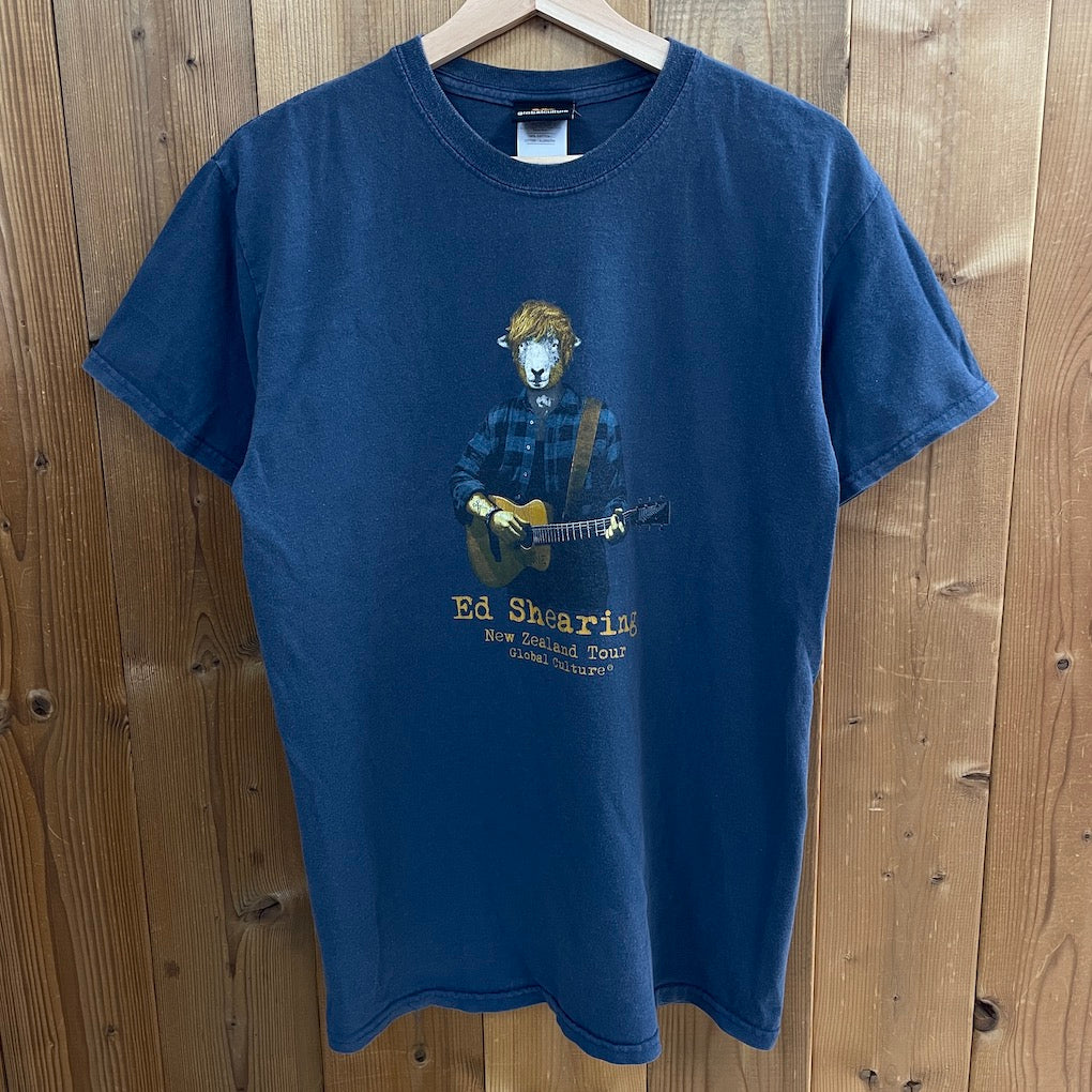 gloval culture グローバルカルチャー Ed Sheeran エド・シーラン ツアーTシャツ プリント  New Zealand Tour