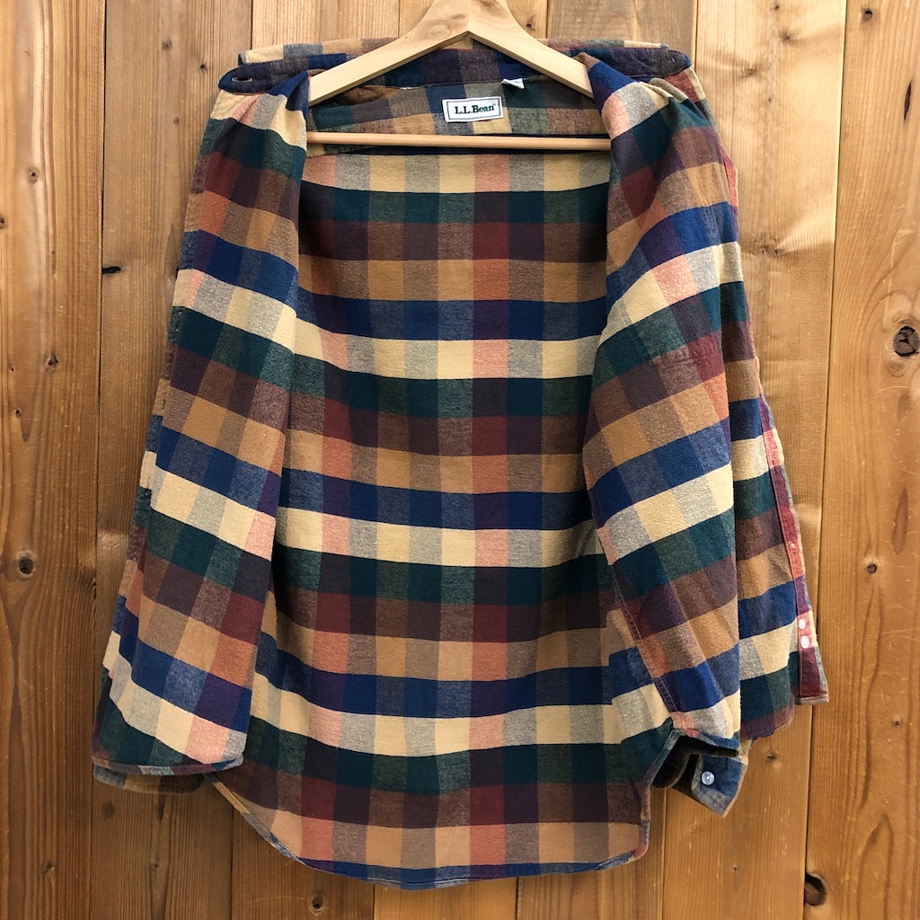 L.L.Bean エルエルビーン 長袖シャツ BDシャツ ボタンダウン コットン チェック