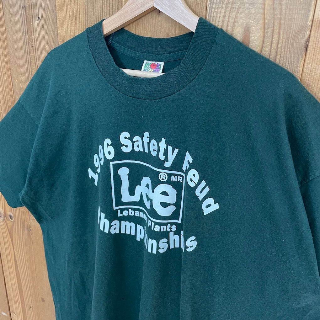 90s vintage FRUIT OF THE LOOM フルーツオブザルーム プリントTシャツ 半袖 カットソー Lee企業T