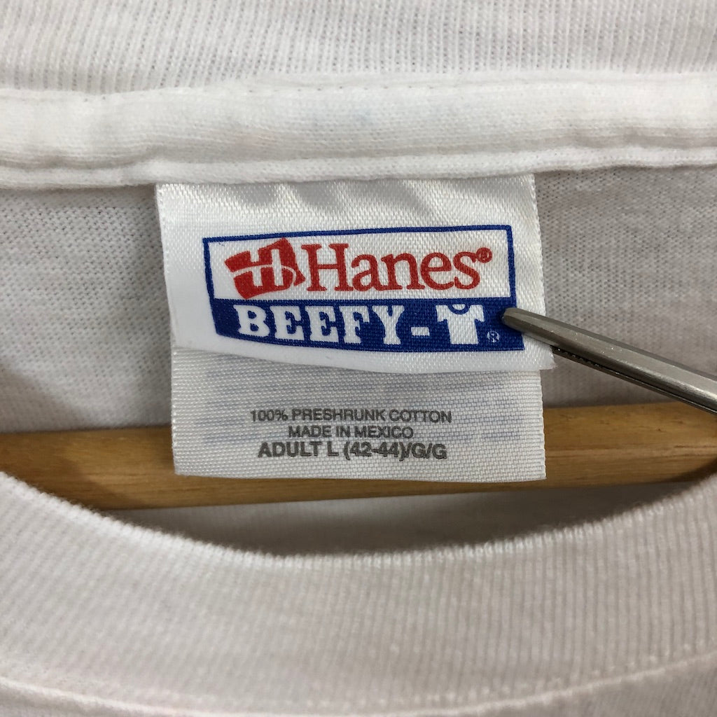 Hanes ヘインズ Tシャツ 半袖 カットソー バックプリント