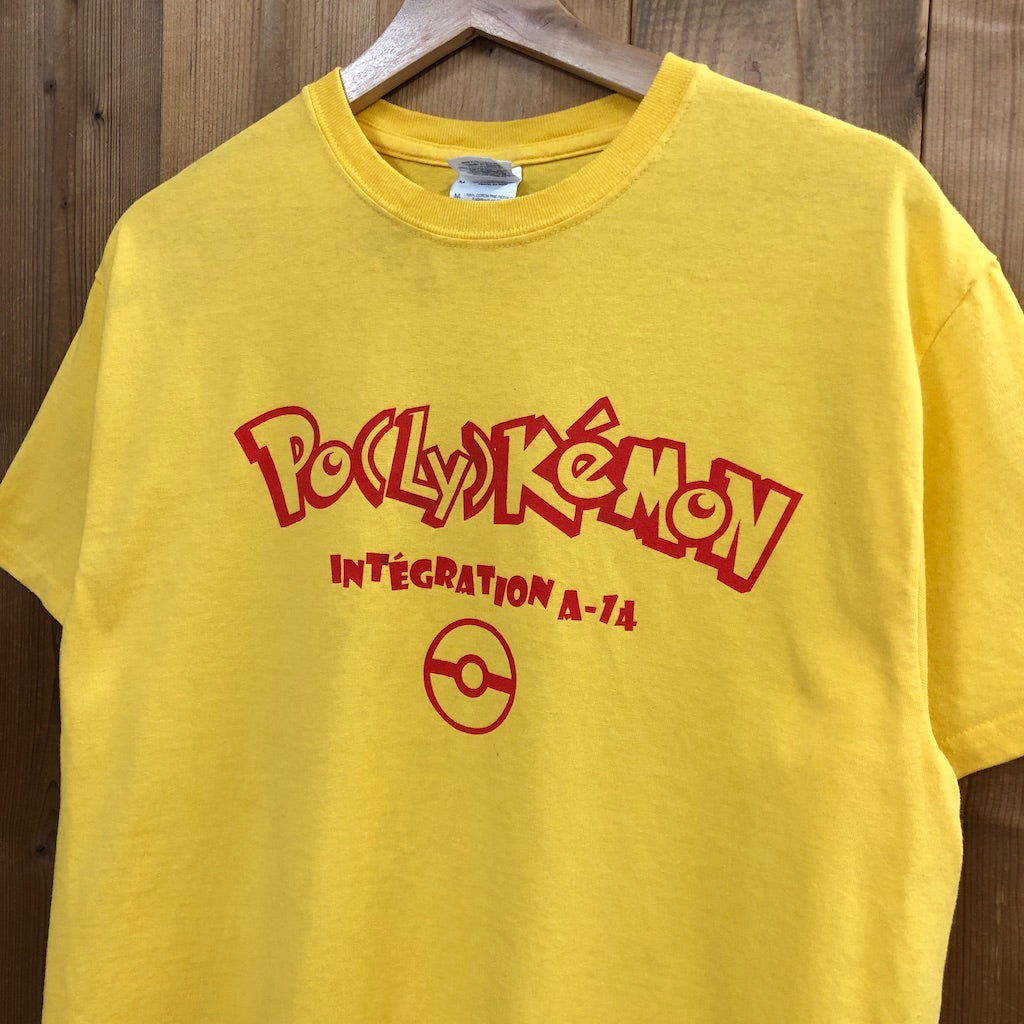 GILDAN ギルダン Pokemon ポケモン Tシャツ 半袖 カットソー キャラクターTシャツ ビッグプリント バックプリント