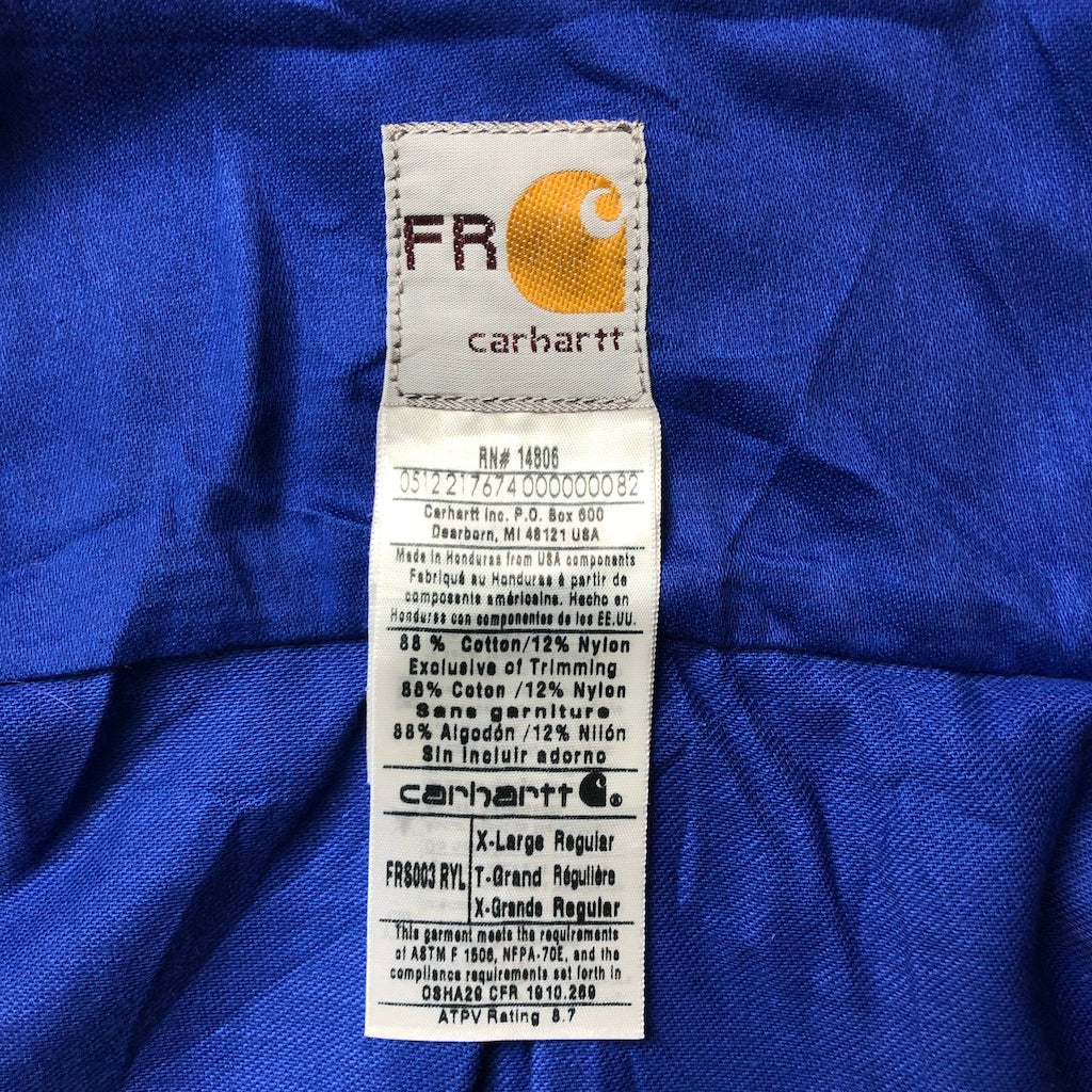 Carhartt カーハート FR 耐火布 ワークシャツ 長袖シャツ