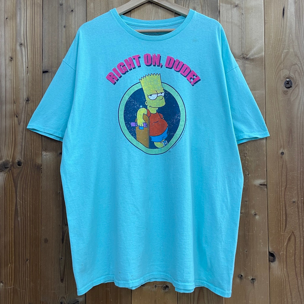 The Simpsons シンプソンズ Tシャツ 半袖 カットソー アニメT ビッグプリント