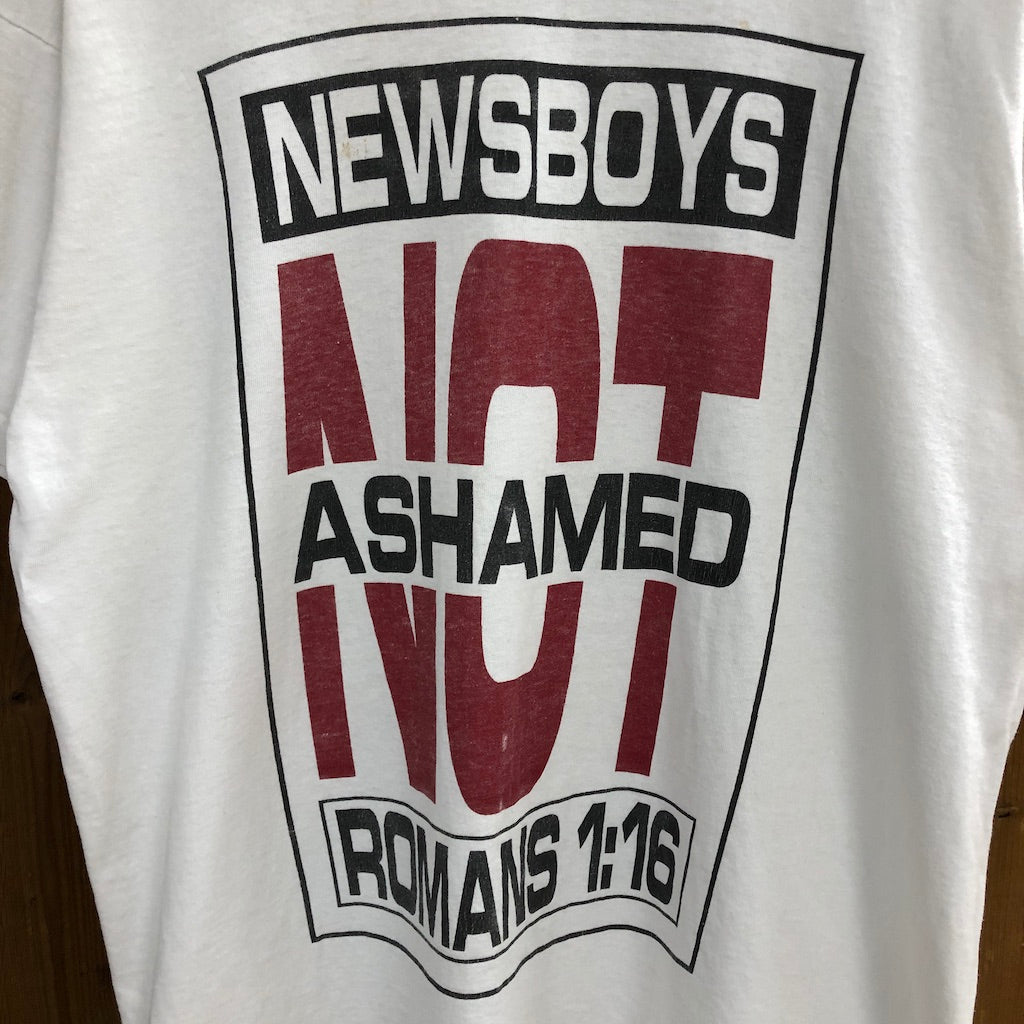 90s vintage USA製 NEWSBOYS ニュースボーイズ プリントTシャツ ツアーT バンドT