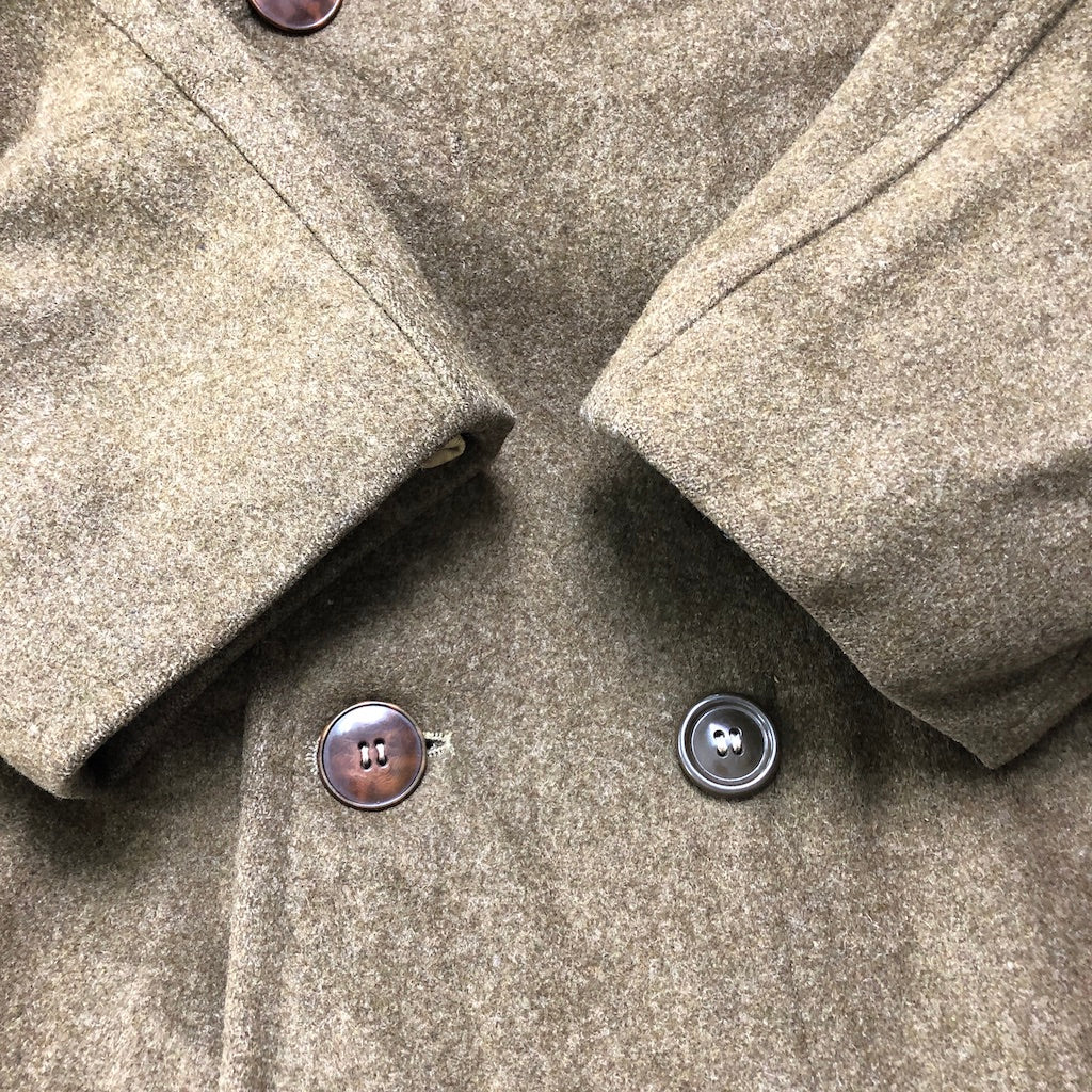 40s vintage U.S.ARMY 米軍 オフィサーコート Pコート オーバーコート ウールメルトン 1945年