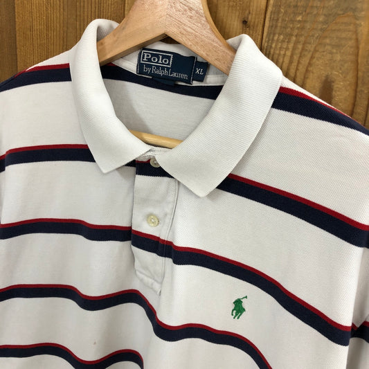 Polo by Ralph Lauren ポロバイラルフローレン ポロシャツ 半袖 ボーダー ワンポイント ロゴ 刺繍