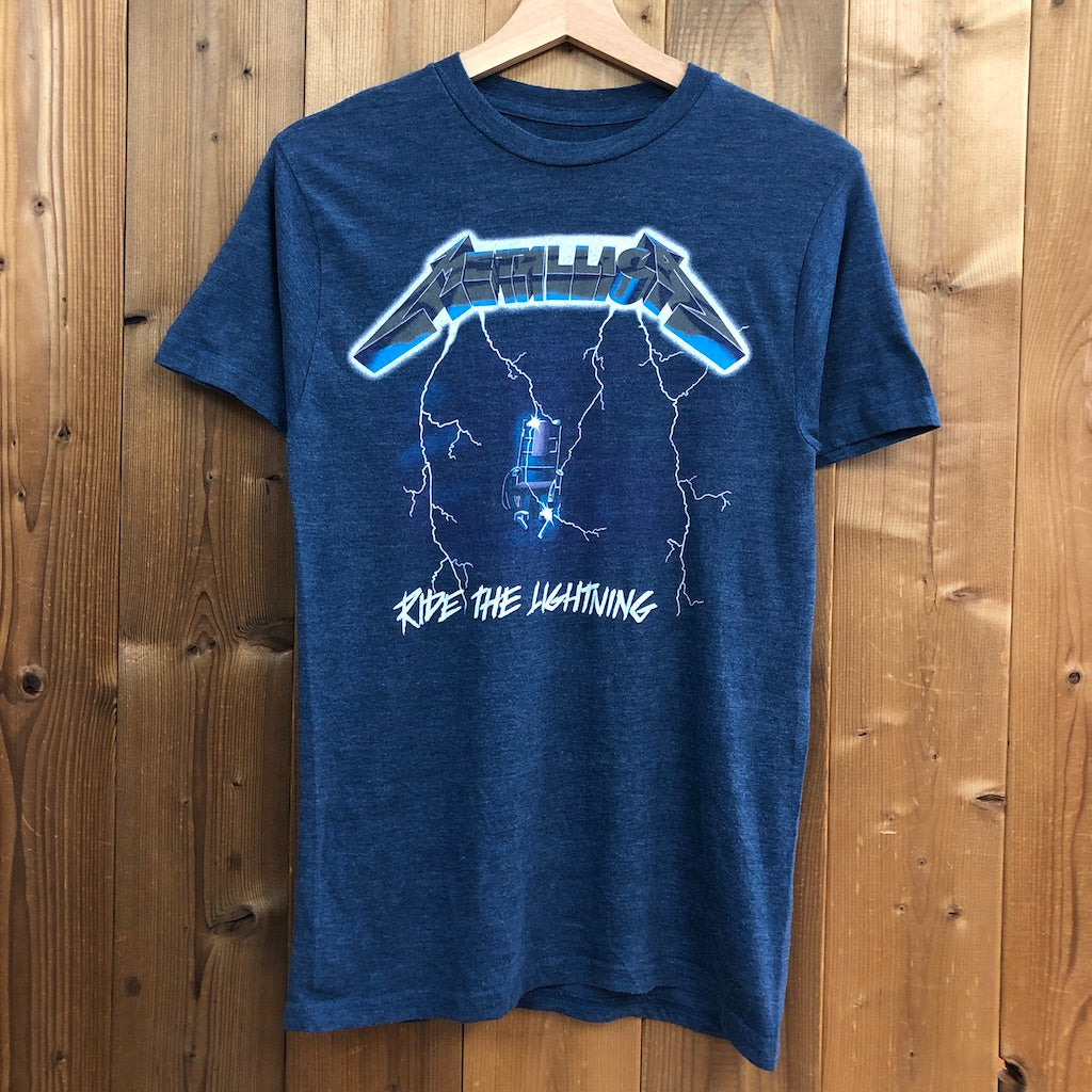 METALLICA メタリカ プリントTシャツ 半袖  カットソー バンドT RIDE THE LIGHTNIG ライドザライジング