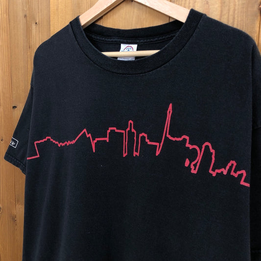 USA製 DELTA PRO WEIGHT デルタプロウェイト Tシャツ 半袖 カットソー ビックプリント バックプリント