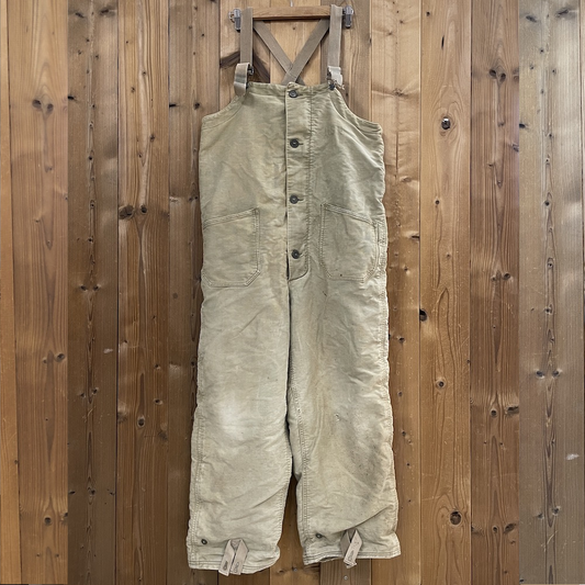 40s 50s vintage U.S.ARMY 米軍 USN N-1 デッキパンツ コの字TALON Wジッパー 13STARSボタン オーバーオール