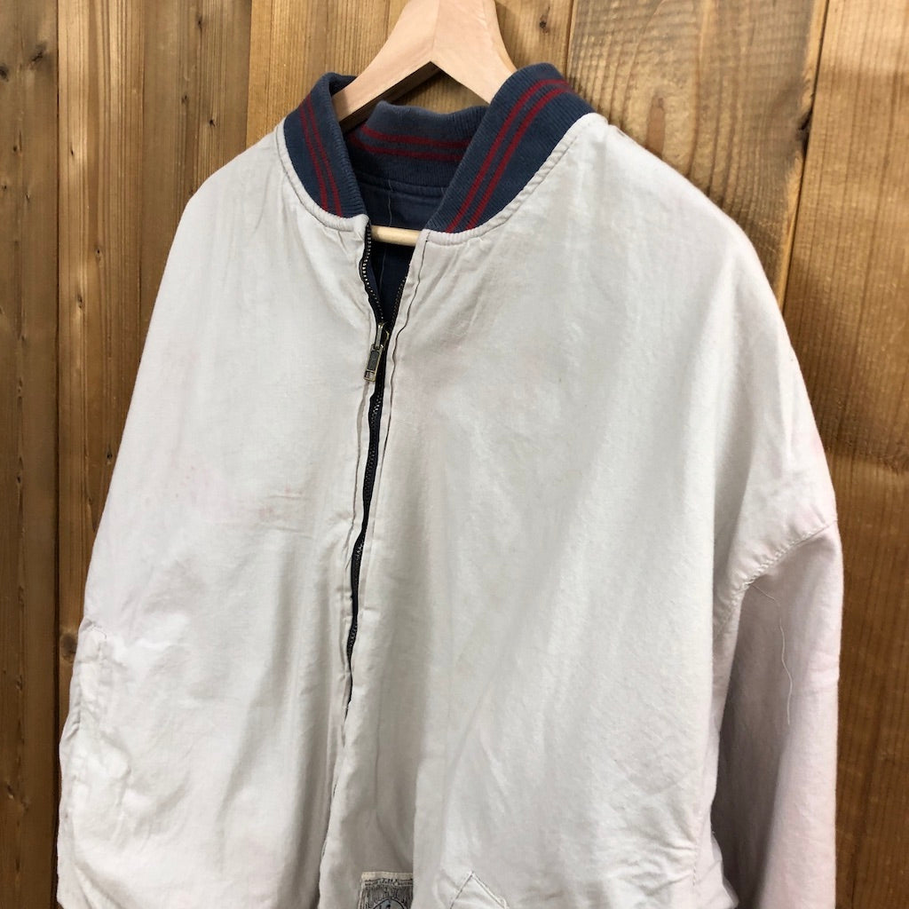 90s vintage MIRAGE ミラージュ MLB BRAVES ブレーブス COOPERSTOWM クーパーズタウン スタジャン コットン リバーシブル
