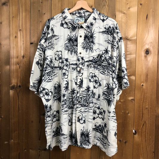 90s vintage  Big Dogs ビッグドッグス アロハシャツ ハワイ柄 犬