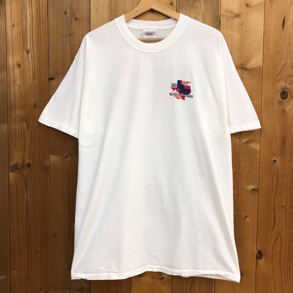 Hanes ヘインズ Tシャツ 半袖 カットソー バックプリント