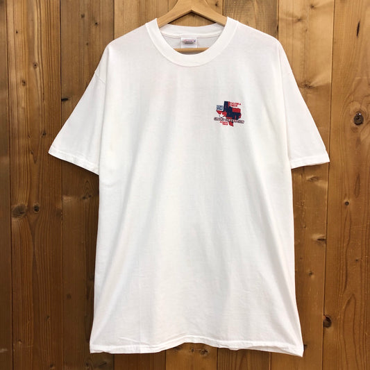 Hanes ヘインズ Tシャツ 半袖 カットソー バックプリント