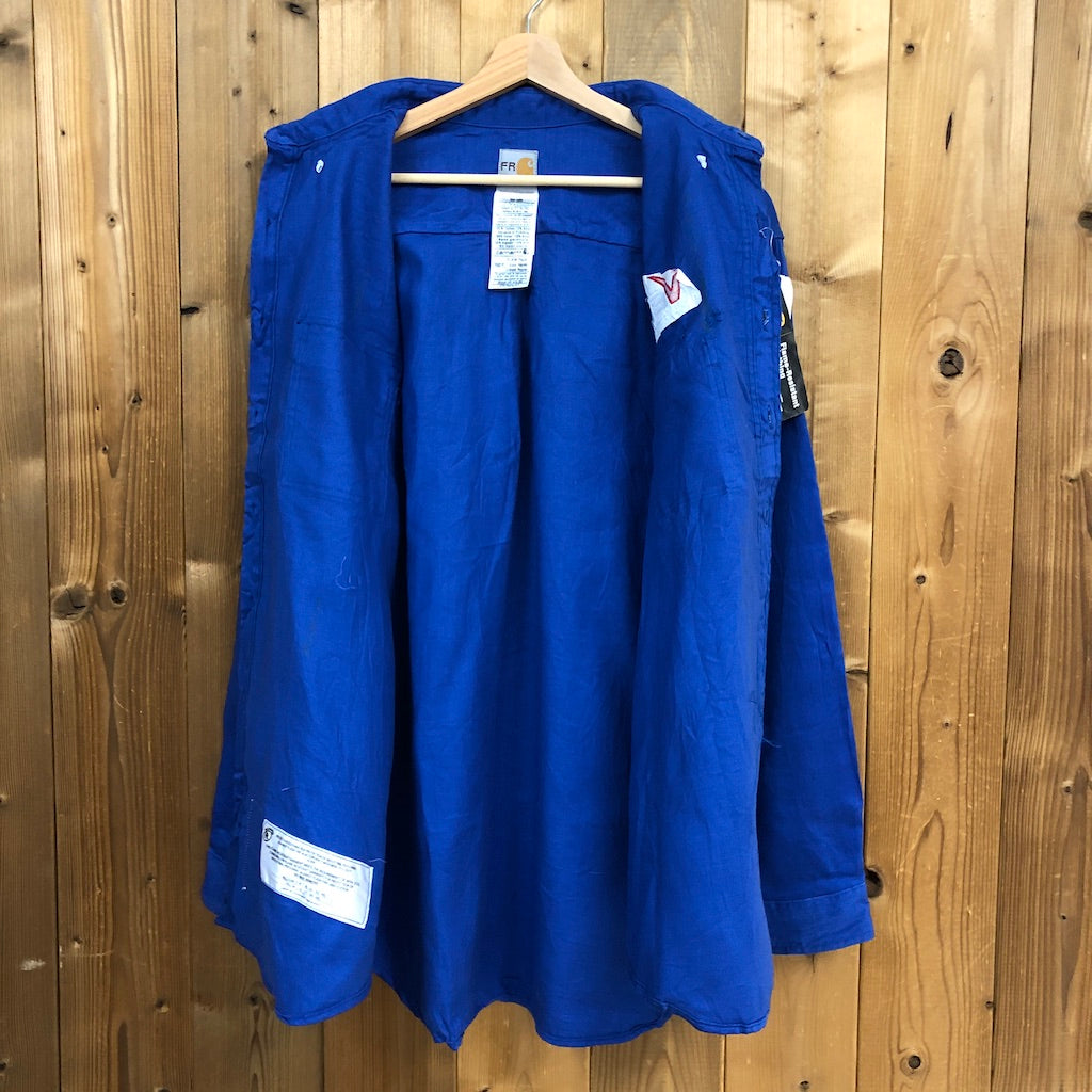 Carhartt カーハート FR 耐火布 ワークシャツ 長袖シャツ 無地