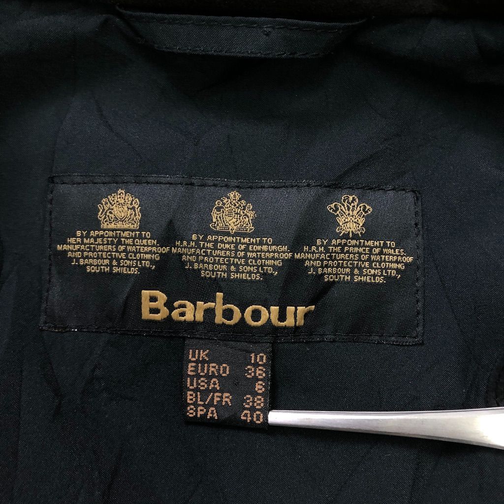 Barbour バブアー HELVELLYN PARKA ヘルヴェリンパーカー ファーコート GORE-TEX ゴアテックス 着脱フーディ ジップアップ レディース36 ブラック