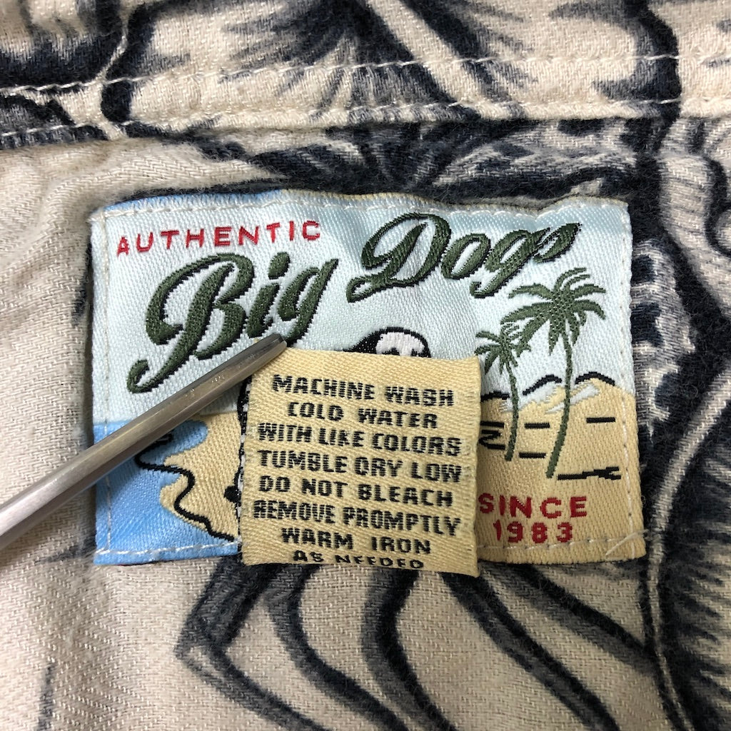 90s vintage  Big Dogs ビッグドッグス アロハシャツ ハワイ柄 犬