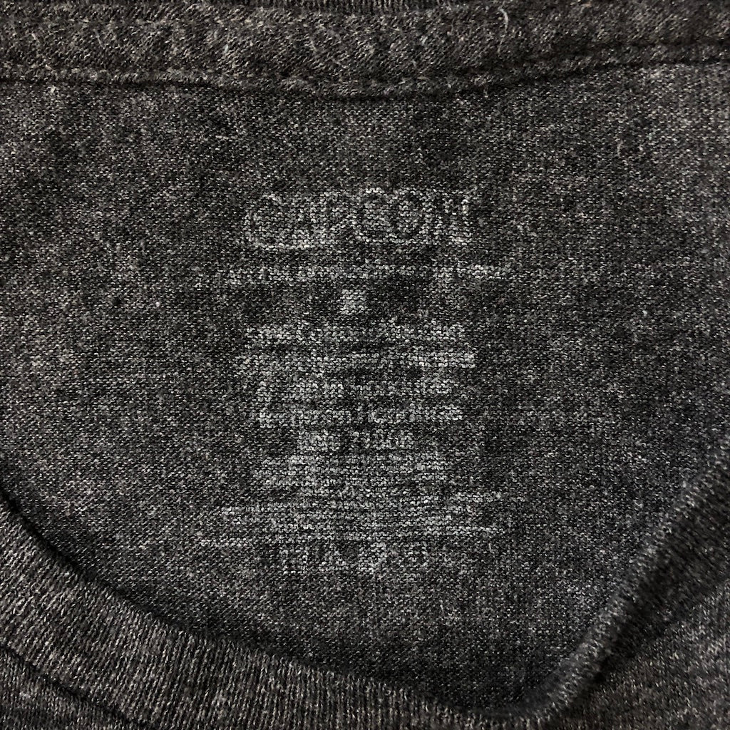 CAPCOM カプコン Tシャツ 半袖 カットソー ビッグプリント ゲームTシャツ