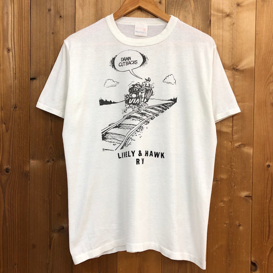 80s vintage Penmans ペンマンズ Tシャツ 半袖 カットソー ビッグプリント