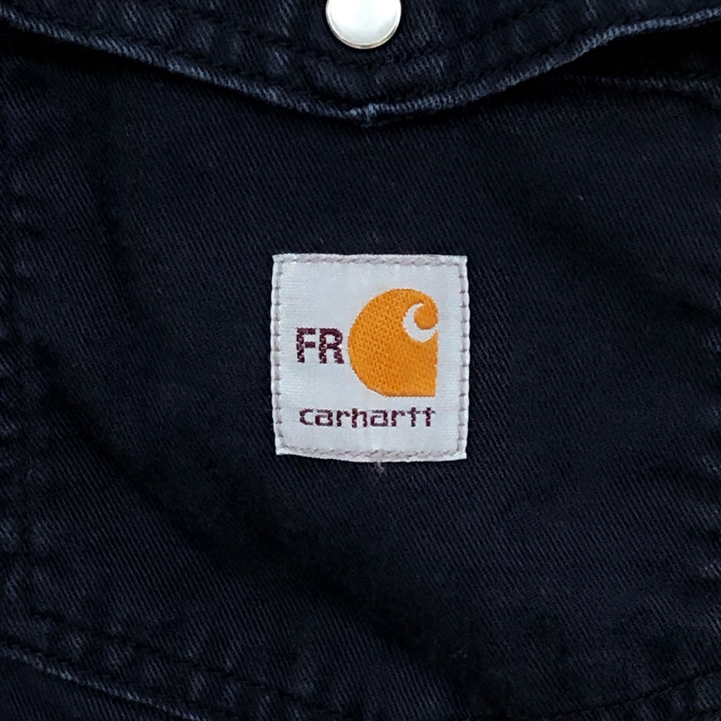 Carhartt カーハート 長袖シャツ スナップボタン ネイビー – 【古着屋