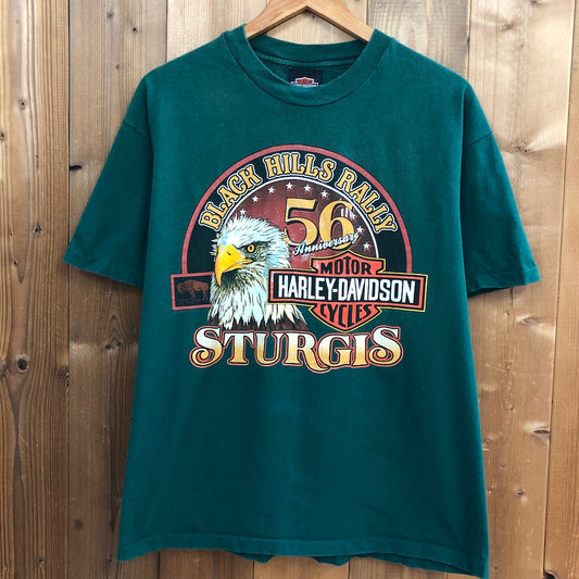 USA製 90s vintage HARLEY-DAVIDSON ハーレーダビットソン Tシャツ 半袖 ビッグプリント バックプリント