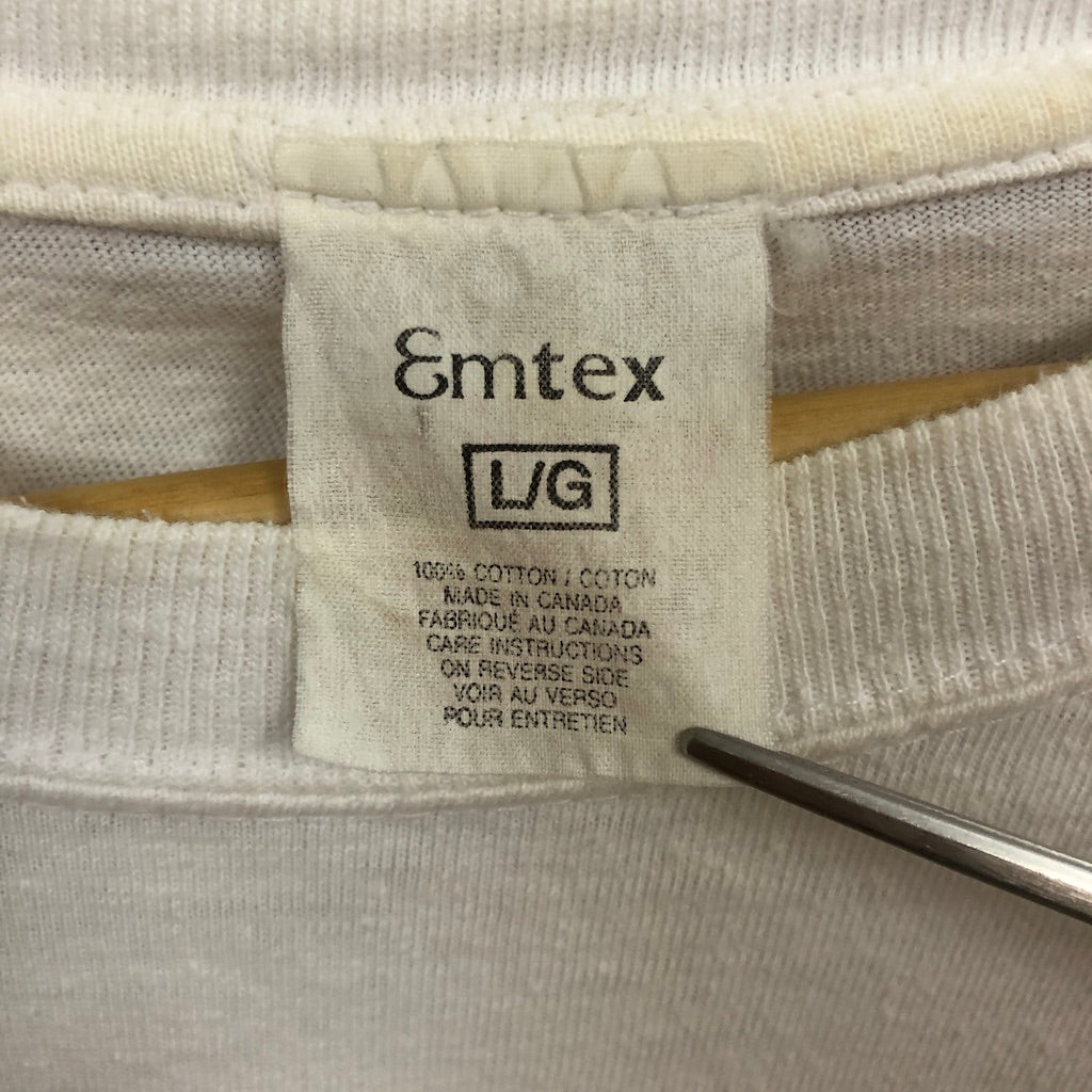 Emtex Tシャツ 半袖 カットソー ビッグプリント
