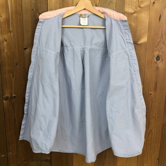 90s vintage USA製 Carhartt カーハート 長袖シャツ ワークシャツ ブルー