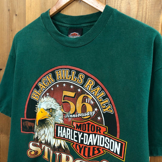 USA製 90s vintage HARLEY-DAVIDSON ハーレーダビットソン Tシャツ 半袖 ビッグプリント バックプリント