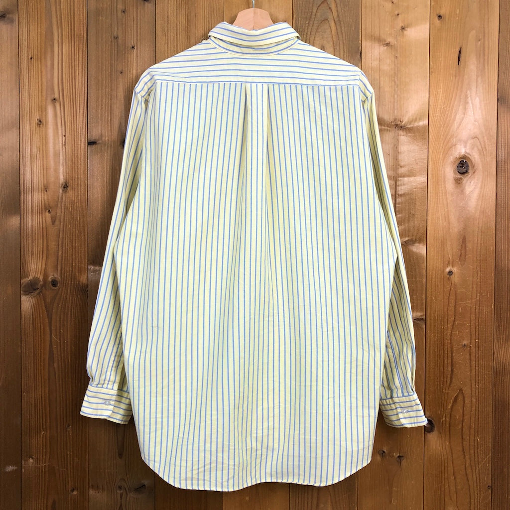 90s vintage USA製 L.L.Bean エルエルビーン  長袖シャツ チェック 16.5 オックスフォオード