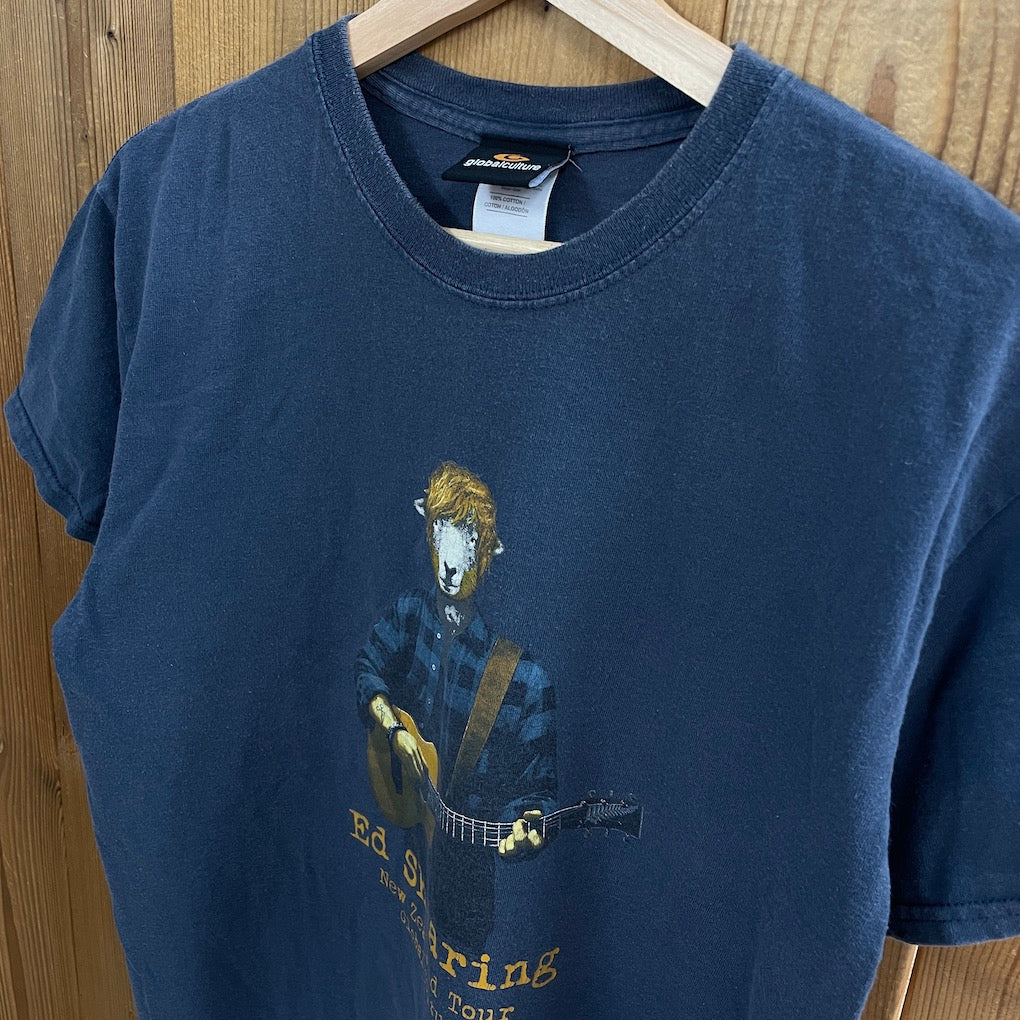 gloval culture グローバルカルチャー Ed Sheeran エド・シーラン ツアーTシャツ プリント  New Zealand Tour