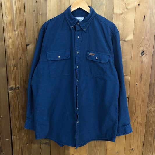 Carhartt カーハート 長袖シャツ BDシャツ ボタンダウン ワークシャツ ネイビー