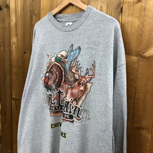 ALSTYLE APPAREL アルスタイルアパレル アニマル プリント ロングTシャツ ロンT 長袖