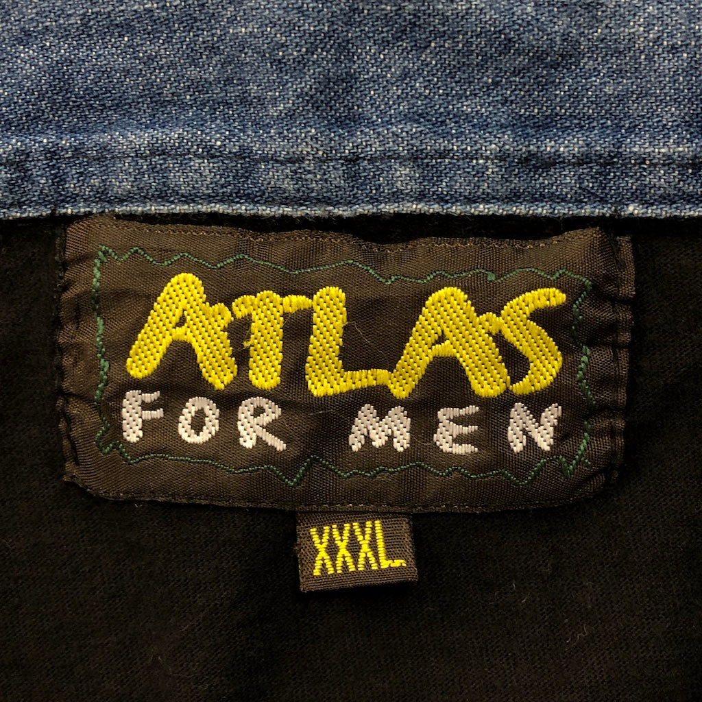 ATLAS アトラス 長袖シャツ ラガーシャツ MEN CORP CANADA ブラック