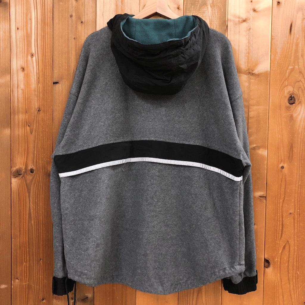 90s vintage TOMMY HILFIGER トミーヒルフィガー ATHLETIC GEAR アスレチックギア ハーフジップ フリース プルオーバー ナイロン切替