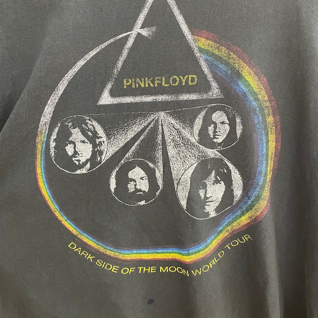 PINK FLOYD ピンク・フロイド プリントTシャツ 半袖 Tシャツ  ツアーTシャツ DARK SIDE OF THE MOON WORLD TOUR