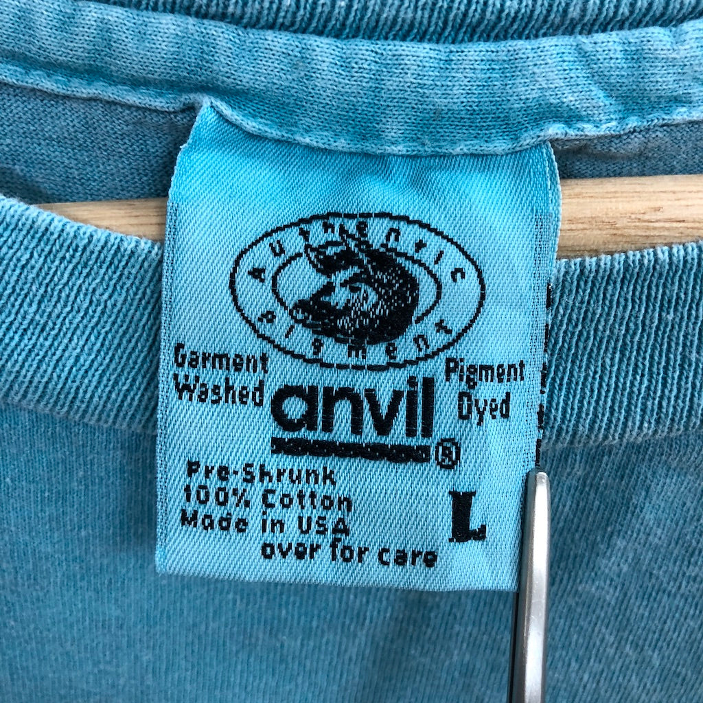 90s vintage USA製 anvil アンヴィル Tシャツ 半袖 カットソー ビッグプリント