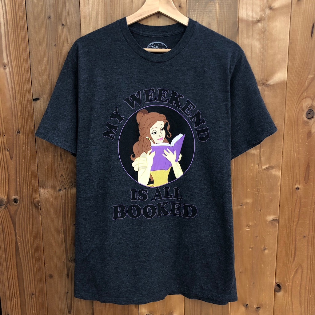 Disney ディズニー Beauty and the Beast 美女と野獣 プリントTシャツ 半袖 カットソー